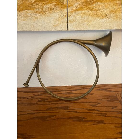 Vintage Brass French Horn - Picture 1 of 5